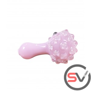 KNOBLY GLASS HAND PIPE 4.5inch 3CT/PK